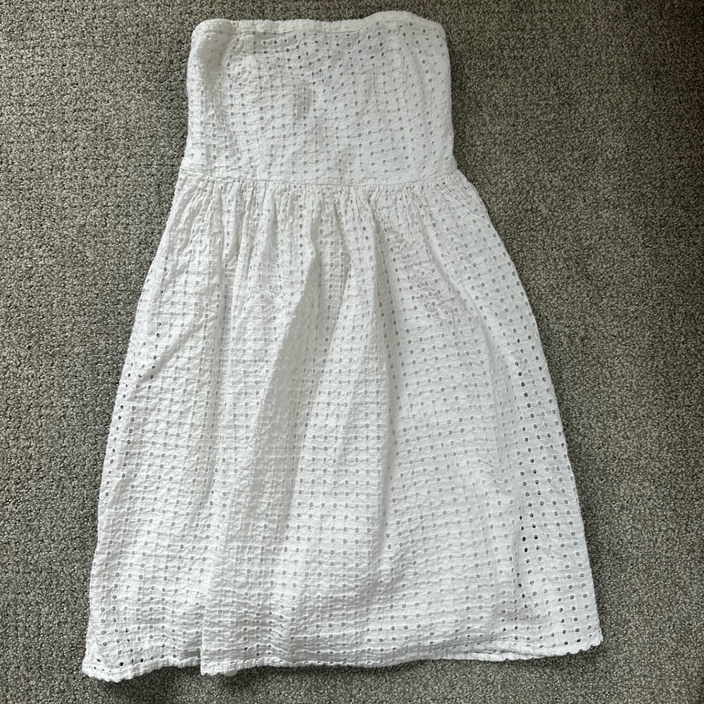 Old Navy White Strapless Mini Dress